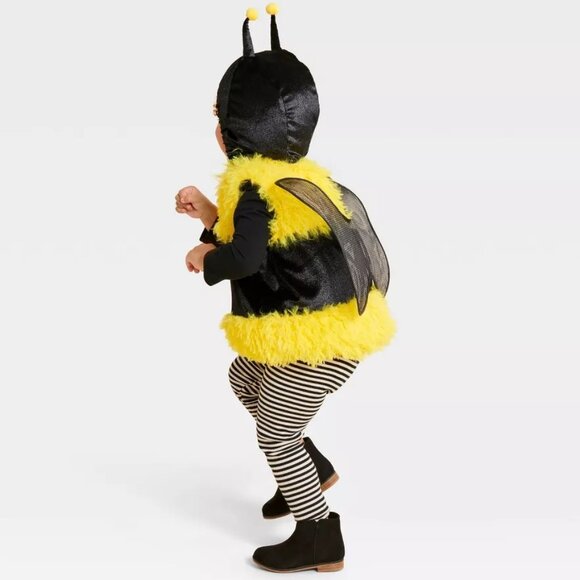 Baby HYDE and EEK! Plush Bumblebee Bee Wings Costume Size 0/6 6/12 12/18 Mo NWT - Picture 2 of 3